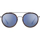 GEARY , Brown Buffalo Acetate with Shiny Gunmetal Metal-Mineral Polarized 555nm Blue Cat 2 to 3, hi-res image number null